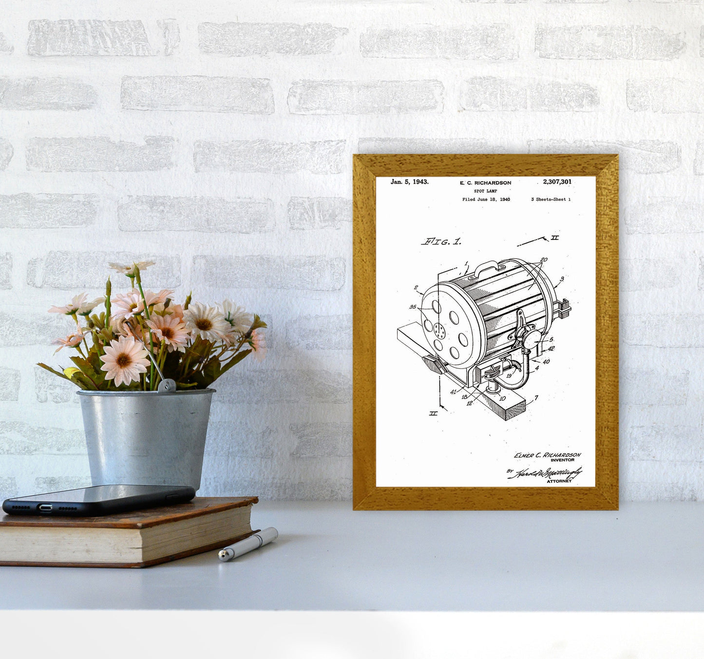 Avelena | Cinema Spotlight Patent Kunstdruck