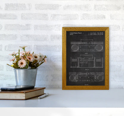 Avelena | Boombox Patent Kunstdruck