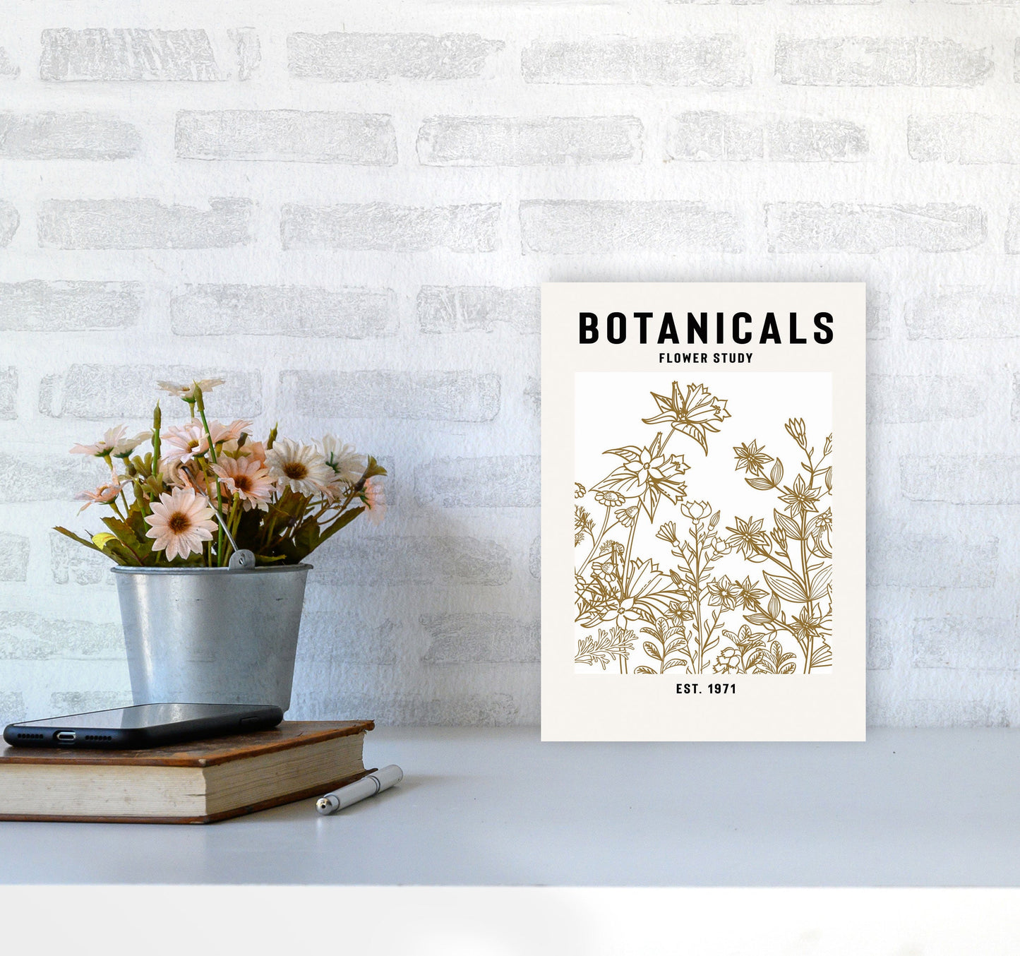 Avelena | Botanicals Flower Study II Kunstdruck
