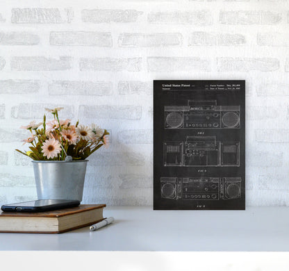 Avelena | Boombox Patent Kunstdruck