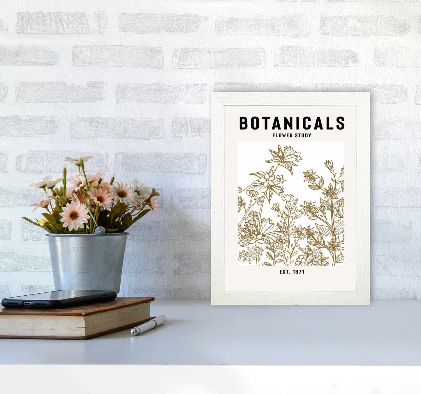 Avelena | Botanicals Flower Study II Kunstdruck