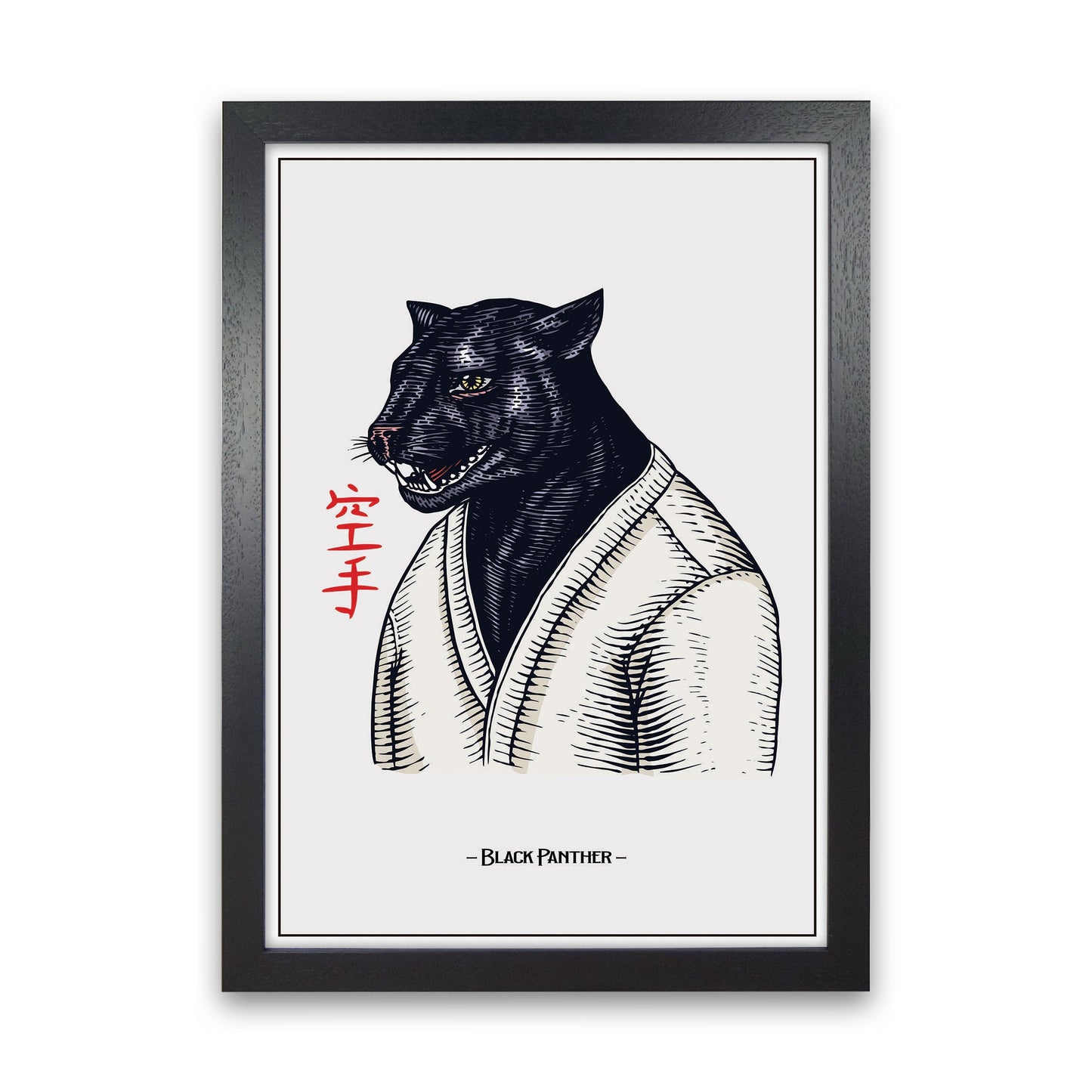 Avelena | Black Panther Kunstdruck von Jason Stanley