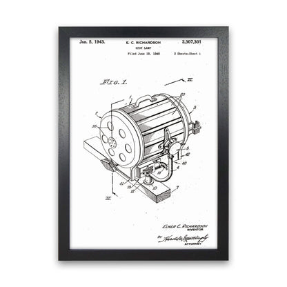 Avelena | Cinema Spotlight Patent Kunstdruck