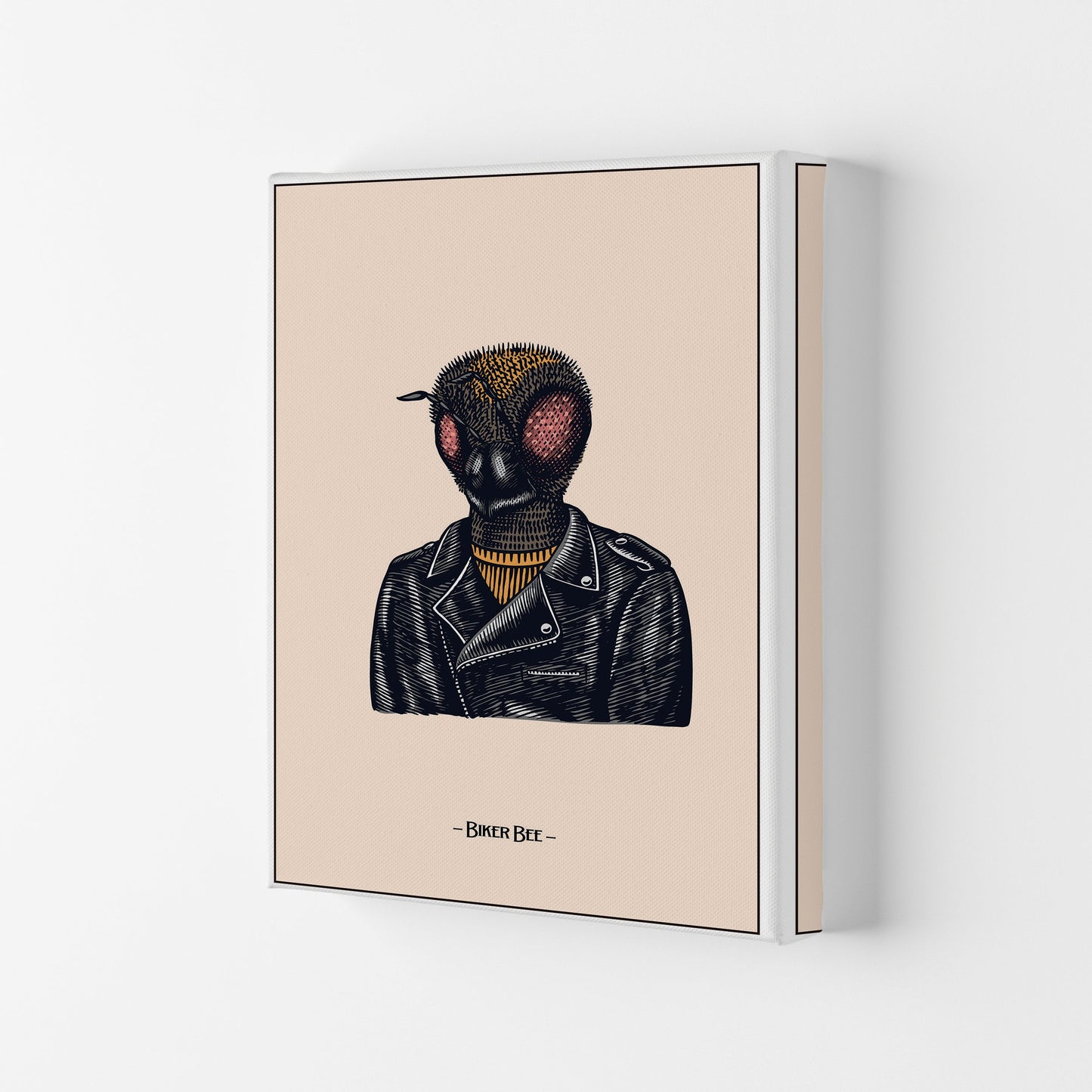 Avelena | Biker Bee Kunstdruck von Jason Stanley