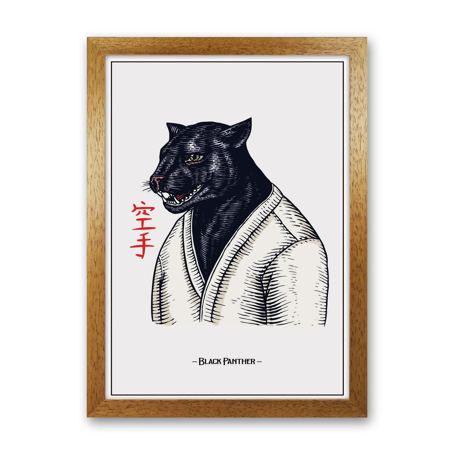 Avelena | Black Panther Kunstdruck von Jason Stanley