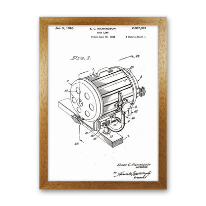 Avelena | Cinema Spotlight Patent Kunstdruck