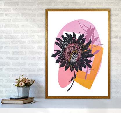 Avelena | Clematis & Blaubeeren Kunstdruck