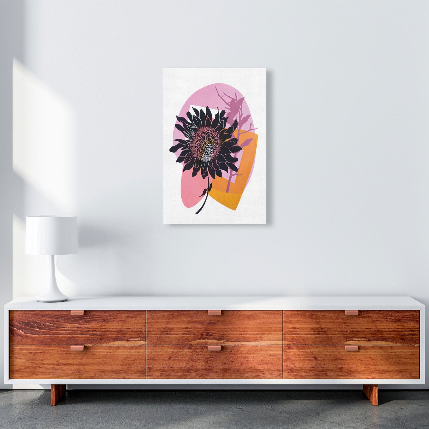 Avelena | Clematis & Blaubeeren Kunstdruck