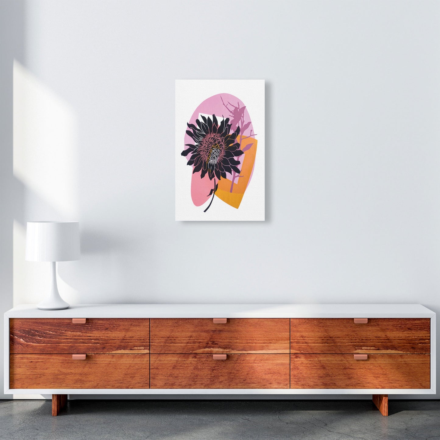 Avelena | Clematis & Blaubeeren Kunstdruck