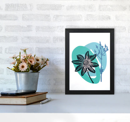 Avelena | Clematis & Jakobskreuzkraut Postkarte Kunstdokument