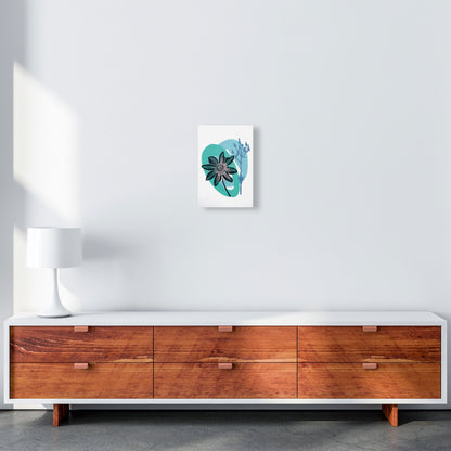 Avelena | Clematis & Jakobskreuzkraut Postkarte Kunstdokument
