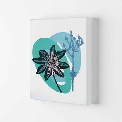 Avelena | Clematis & Jakobskreuzkraut Postkarte Kunstdokument