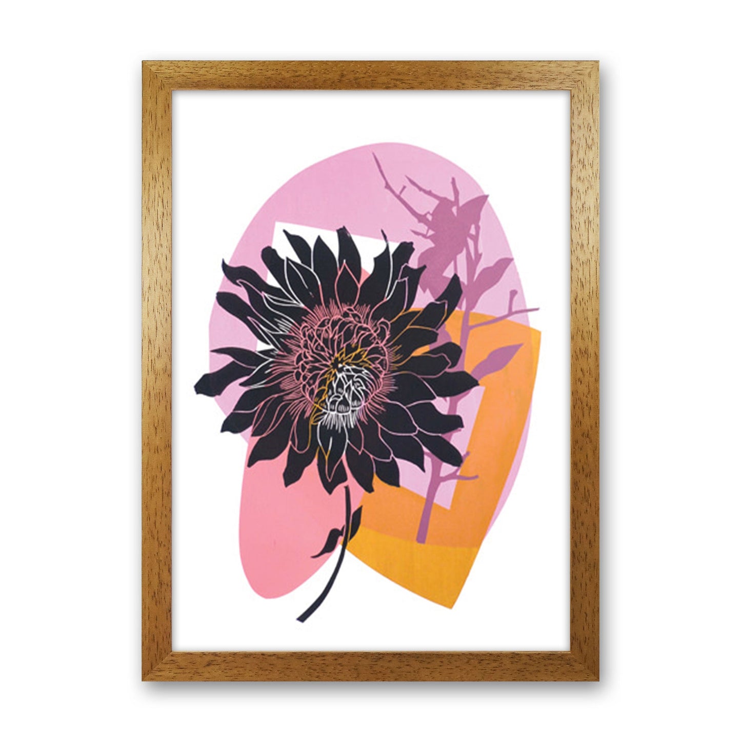 Avelena | Clematis & Blaubeeren Kunstdruck