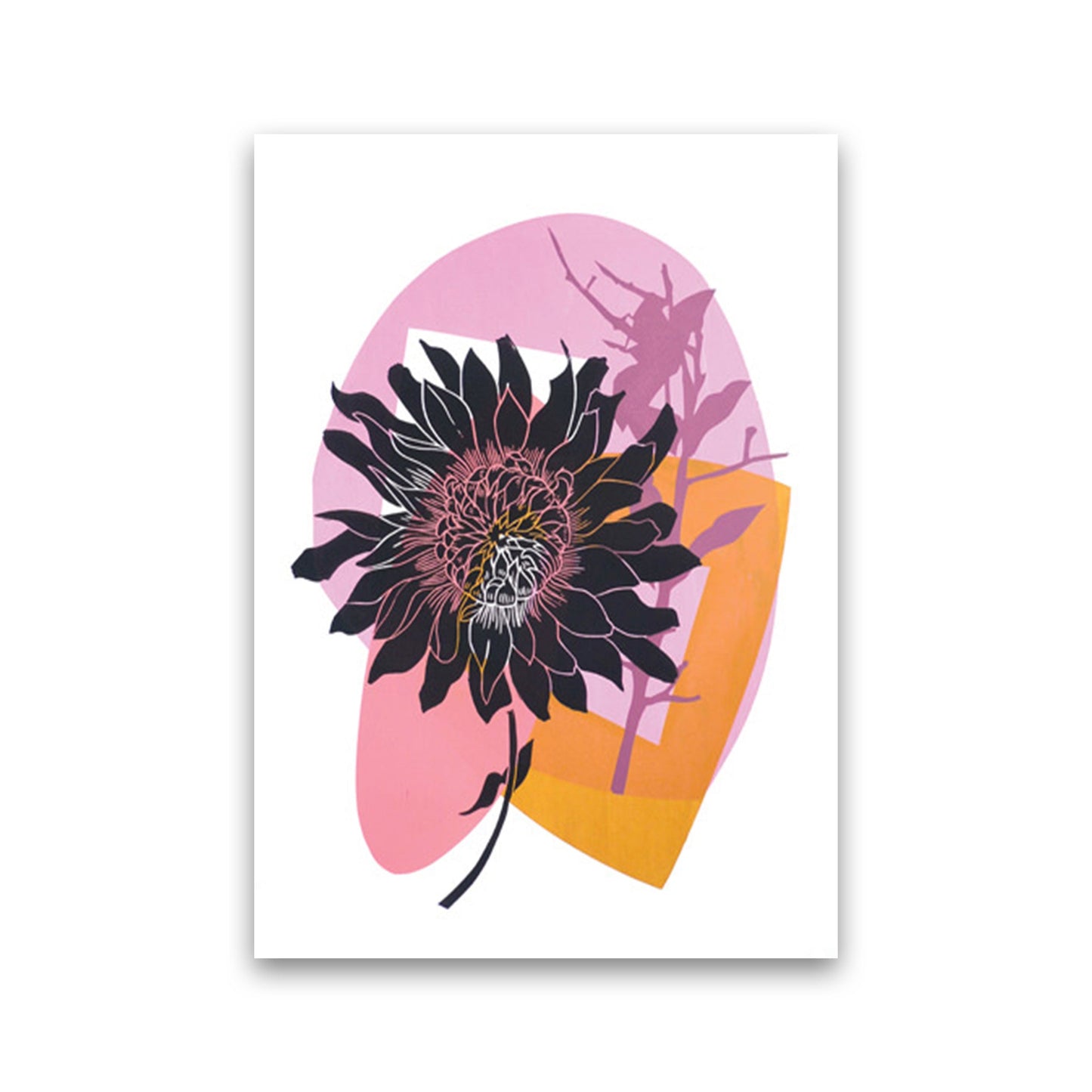 Avelena | Clematis & Blaubeeren Kunstdruck