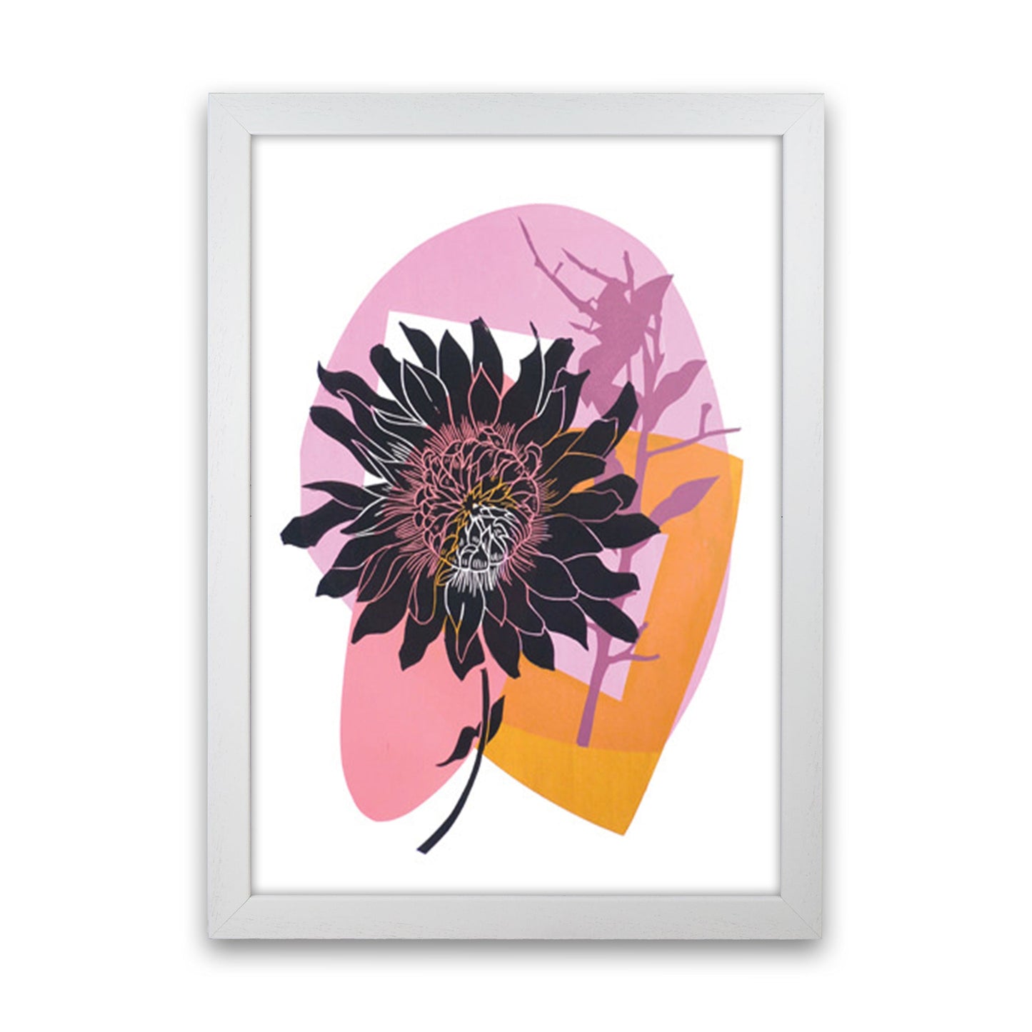 Avelena | Clematis & Blaubeeren Kunstdruck