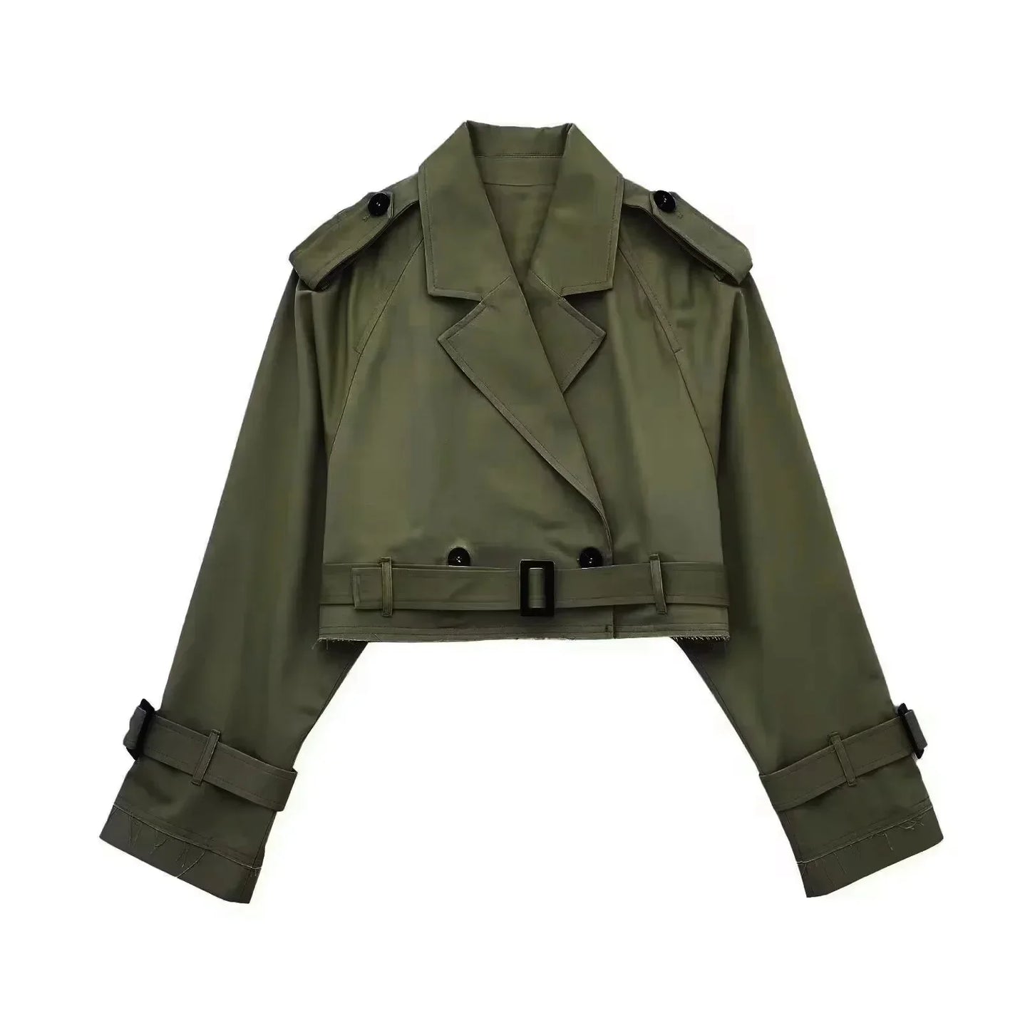 Avelena - lässiger kurzer schicker Trenchcoat