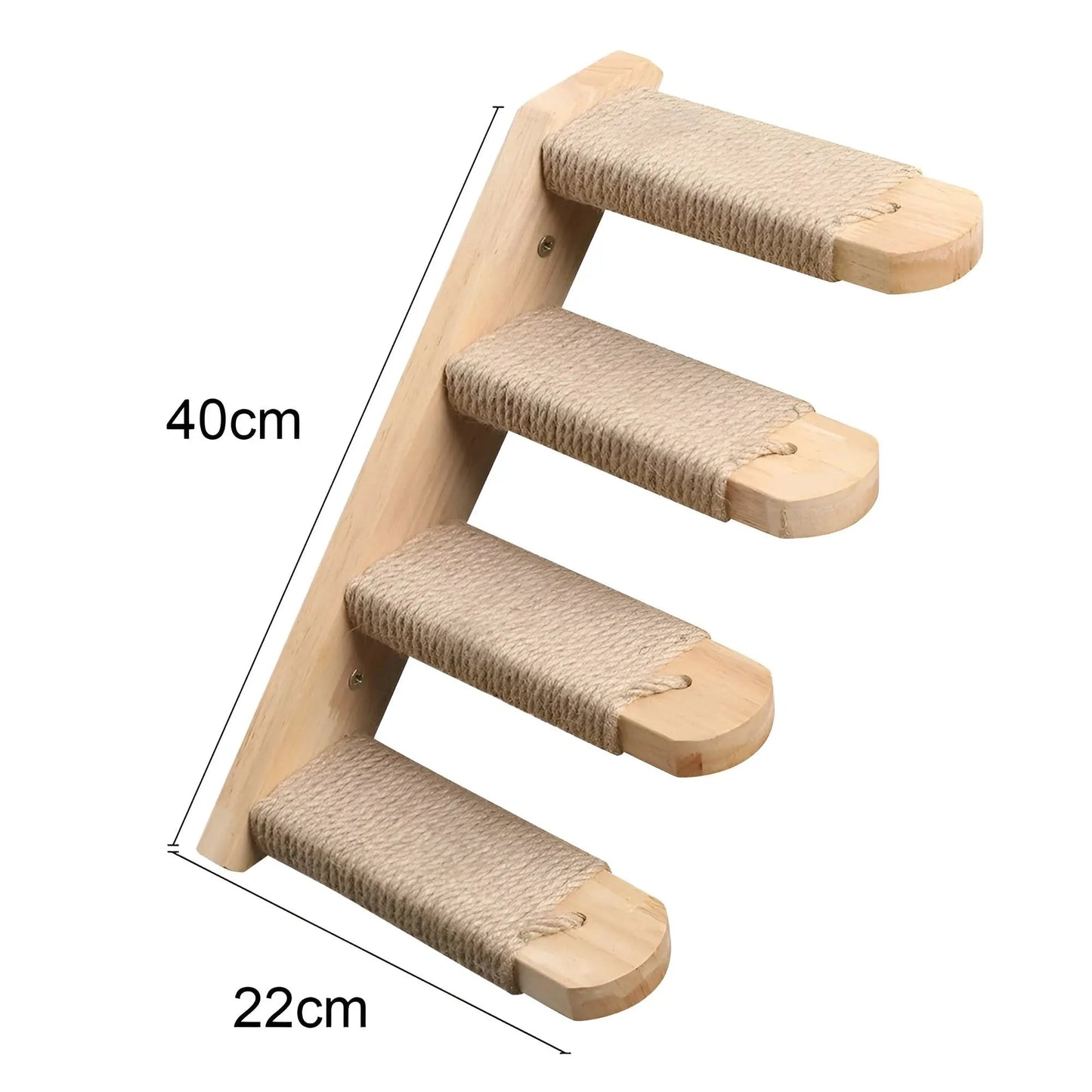 Avelena | Wandkletterbrett für Katzen mit Krallenpad Climbpaws