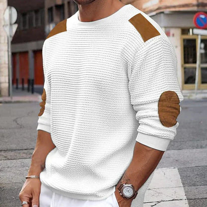 Patchwork Herren Pullover