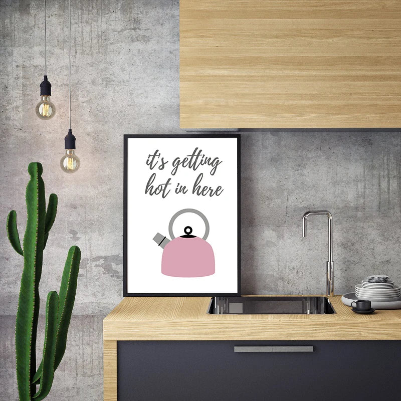 Avelena | Küchenchef-Ausrüstung Lustige Zitate Poster Wandkunst Fine Art Leinwanddruck Bilder für Küche Café Diner Kulinarik Backkunst Kreative Wohnkultur