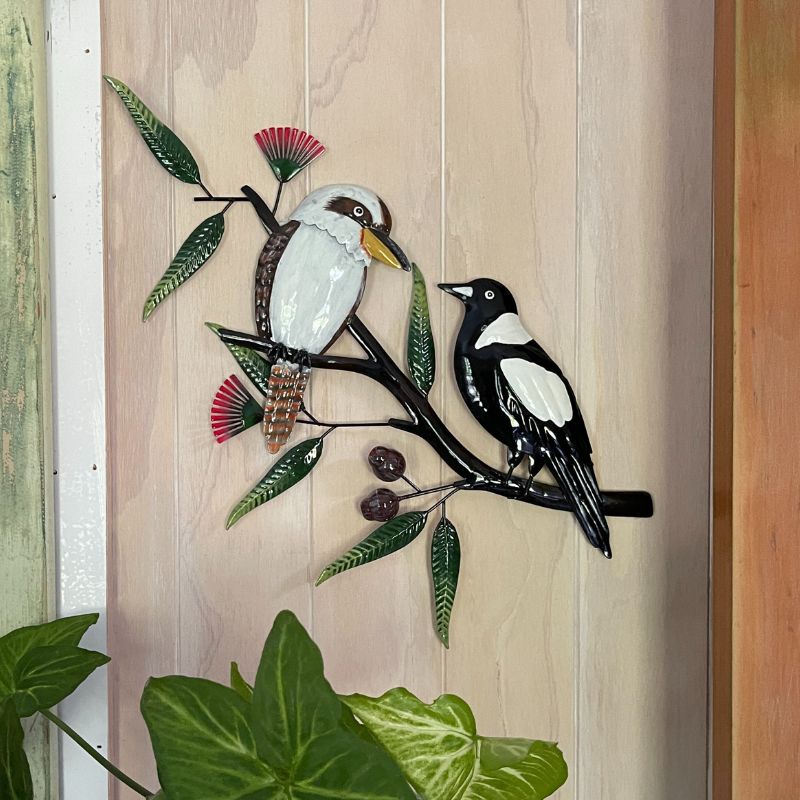 Avelena | Kookaburra Metall Wandkunst