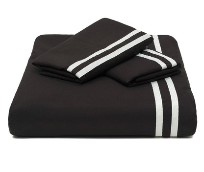 Avelena | Bordered Ribbon Bettbezug Set