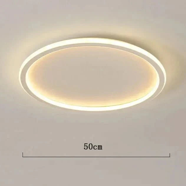 Avelena | Skandinavische runde LED-Deckenleuchte – Warmweiß