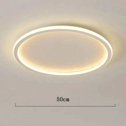 Avelena | Skandinavische runde LED-Deckenleuchte – Warmweiß