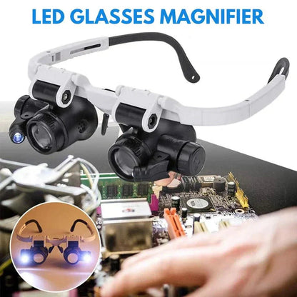 Avelena | SharpZoom | Vergrößerungsgläser – Scharfer Fokus mit LED Licht