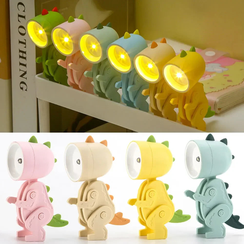 Avelena | Dino Delight Schreibtischlampe Kompakte und Süße Beleuchtung