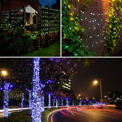 Avelena | 200 LEDs Outdoor-Wasserdichte Weihnachtsfestdekoration Solar Lampen Lichterkette, Länge: 22m(Blaue)