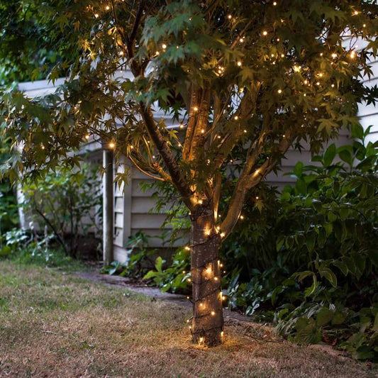 Avelena | 200er LED Solar Lichterkette USB wiederaufladbar