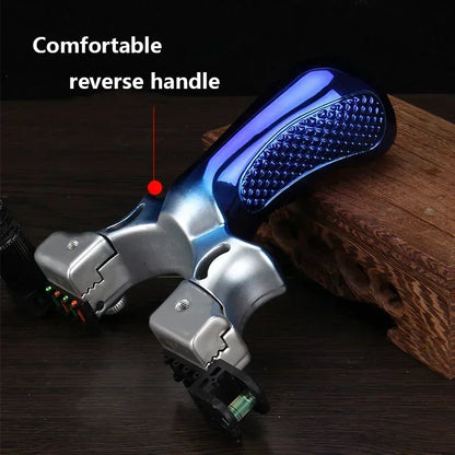 Avelena | PrecisionAim Profi-Schleuder | Laser-Visier & Wasserwaage | Anti-Rutsch-Griff | Hochfestes Polycarbonat | Leichtbau 120g