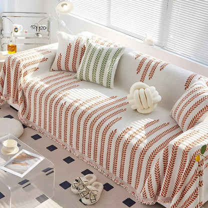 Avelena | Blätterfransige Spitzen-Sofabezug