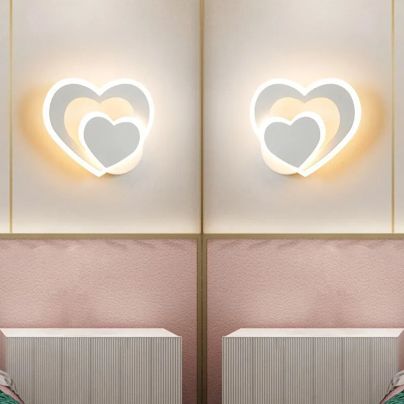Avelena | Herz Wandleuchte | Romantisches Design | Einfache Installation - AtmosLove