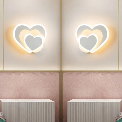 Avelena | Herz Wandleuchte | Romantisches Design | Einfache Installation - AtmosLove