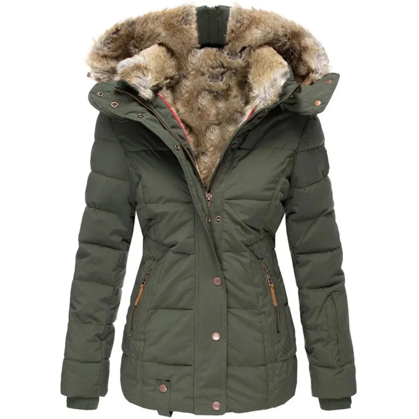 Elegante und legere Winterjacke