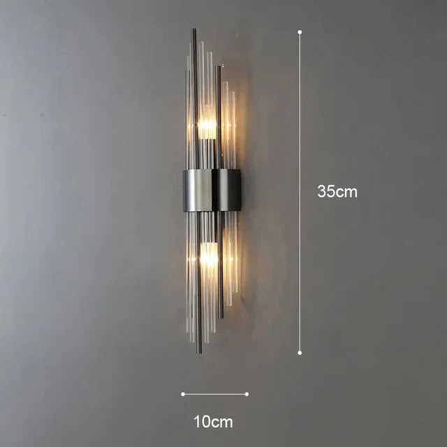 Avelena | Wandleuchte - GlamorLite - Luxuriöses Design - Elegant und Raffiniert