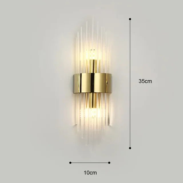 Avelena | Wandleuchte - GlamorLite - Luxuriöses Design - Elegant und Raffiniert