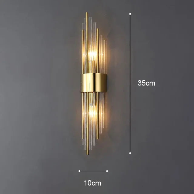 Avelena | Wandleuchte - GlamorLite - Luxuriöses Design - Elegant und Raffiniert