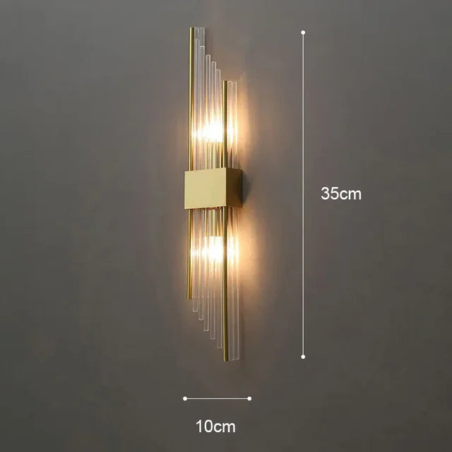 Avelena | Wandleuchte - GlamorLite - Luxuriöses Design - Elegant und Raffiniert