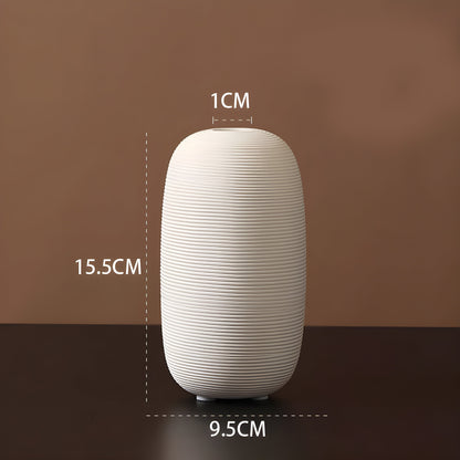 Avelena | Minimalistische Handgefertigte Keramische Zen-Vase