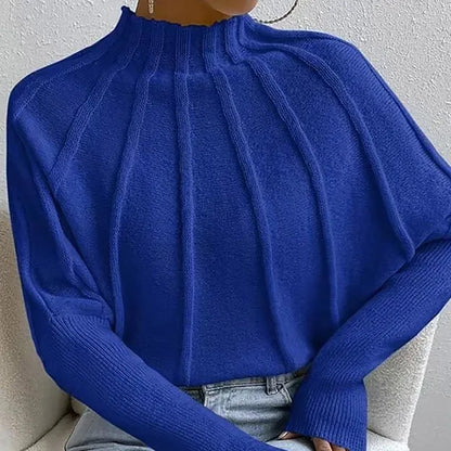 Avelena | Rollkragenpullover mit Elegantem Faltenwurf