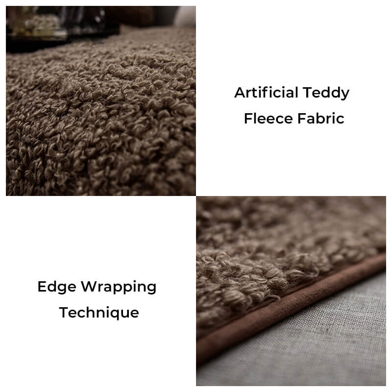 Avelena | Luxus Warmes Fleece Möbel Schutzmatte Rutschfeste Sofa Abdeckung