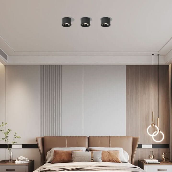 Avelena | Minimalistische LED Deckenleuchte mit verstellbarem Spot