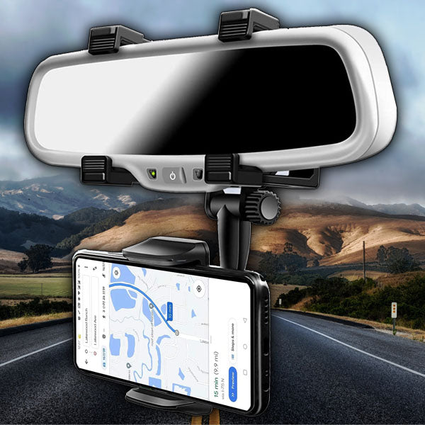 Avelena | ViewGrip 360 – Der Rückspiegel-Handyhalter für sichere Sicht & festen Halt!