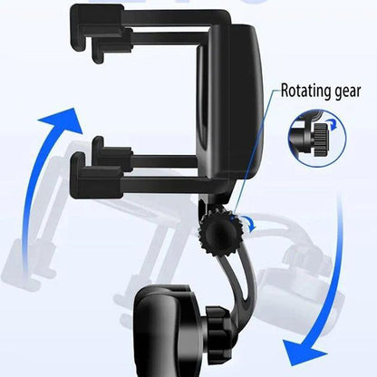 Avelena | ViewGrip 360 – Der Rückspiegel-Handyhalter für sichere Sicht & festen Halt!