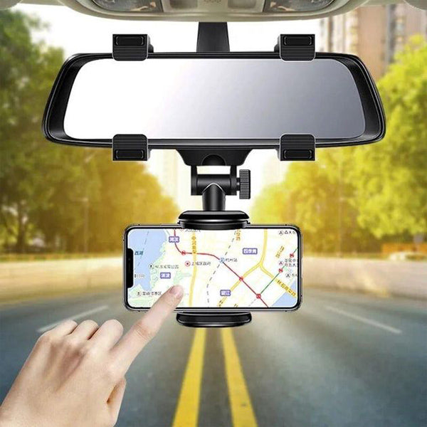 Avelena | ViewGrip 360 – Der Rückspiegel-Handyhalter für sichere Sicht & festen Halt!