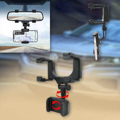 Avelena | ViewGrip 360 – Der Rückspiegel-Handyhalter für sichere Sicht & festen Halt!