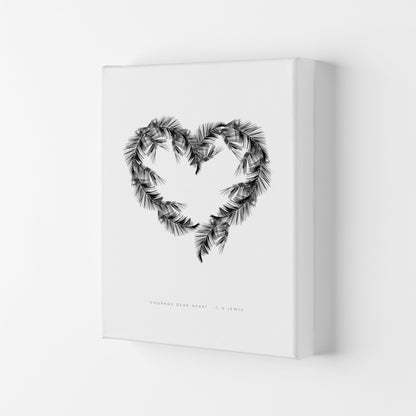 Avelena | C S Lewis Mut Liebe Herz Weiß Modern Mode Druck
