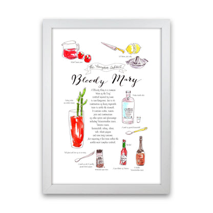 Avelena | Bloody Mary Rezept, Küche Essen & Trinken Kunstdrucke